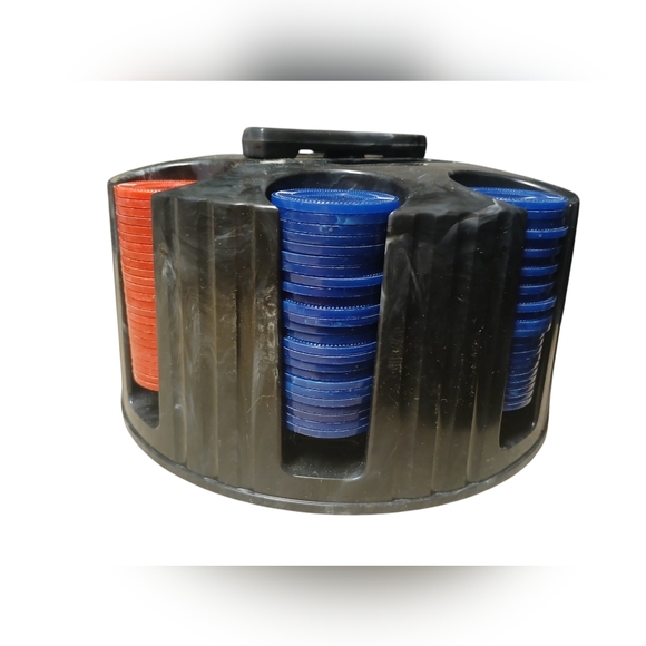 Pocker Chips | Revolving Poker Rack - Picture 7 of 9